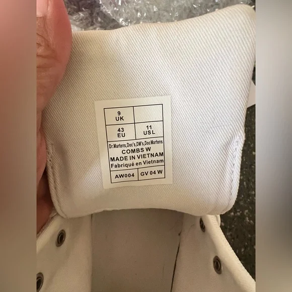 Dr. Martens Combs Platform Boot - Women's (Bright White) - Picture 12 of 15